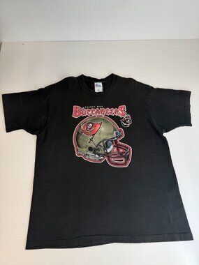 Vintage Tampa Bay Buccaneers Shirt Men Extra Large Pro Player USA Work Gym Go